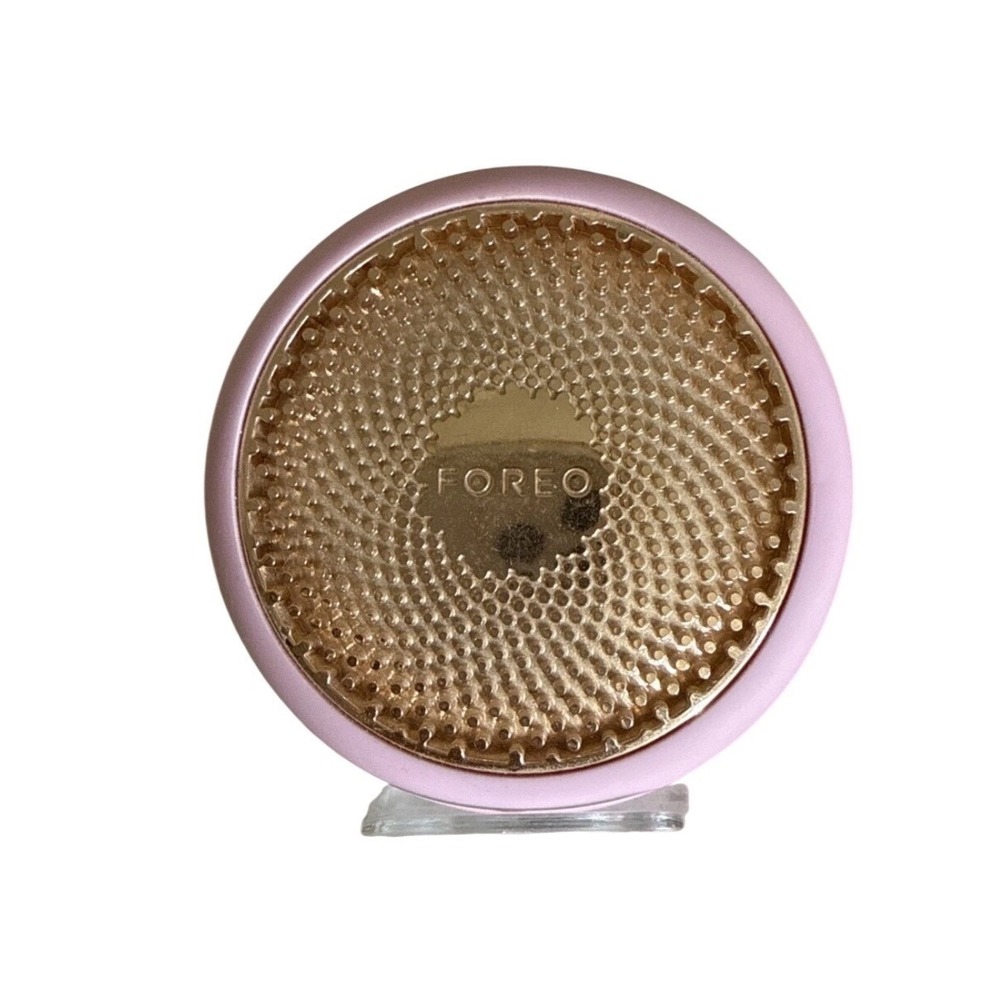 Foreo UFO Smart Mask Treatment Device Pearl Pink Gold LED Light Therapy Facial